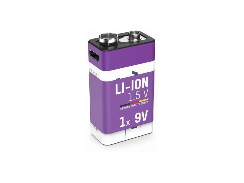 LiIon Accu 9V EBlock Typ 400 min 340 mAh